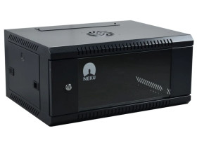 Szafa wisząca RACK 19 cali 4U 450mm czarna NEKU TS BOX