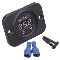 5-30V Voltmeter with Front Mounting Panel 12V/24V