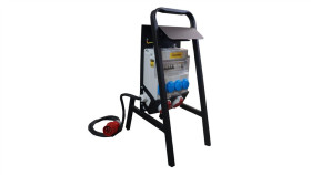 Rozdzielnica Budowlana Erb32r3 Z Oświetleniem, Na Stojaku, Ip54, Gniazda: 2X...