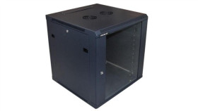 Szafa 19Cali Wisząca Zeta 12U 600X600 Ral9004 Szkło D