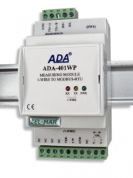 Moduł pomiarowy 1-WIRE na MODBUS-RTU ADA-401WP-1-23