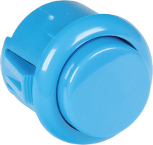 Pushbutton switch, blue, unlit , 12 V, mounting Ø 23.5 mm, BUTTON-BLUE-MICRO