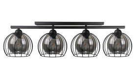 Lampa Sufitowa Nowoczesna 4Xe27 Stigma Black