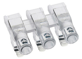 Światłowód do LED, sztywny, kątowy, dł. 14.4mm, 3-drożny, , MENTOR