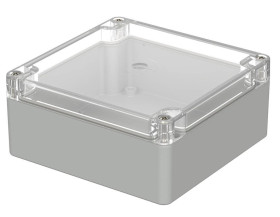 Bopla M 217 G (02217200) - obudowa PC z przezroczystą pokrywą (122 x 120 x 55 mm)