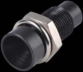 SMU1069 Installation socket, 3 mm, internal reflector, black