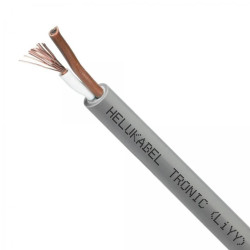 Przewód sterowniczy TRONIC LIYY 300/500V 2x0,75 szary linka Helukabel /100m/