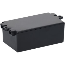 R-TECH 301793 ABS Utility Box Black with Cable Outlets 65 x 38 x 27mm