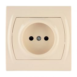 Gniazdo pojedyncze bez uziemienia 2P