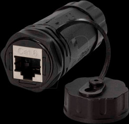 NP0084 Outdoor patch cable coupler 2 x RJ45 sockets
