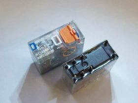 PRZEKAŹNIK RCI484AE8 2-POLE 2x8A 48VDC + LED + PRZYCISK TEST