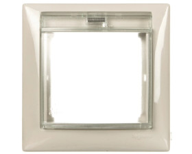 VALENA Ramka pojedyncza kremowa 774350