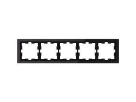 MERTEN D-Life Ramka 5 pięciokrotna czerńonyksowy MTN4050-6503 SCHNEIDER ELECTRIC