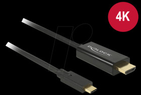 85259 USB C plug to HDMI plug, DP Alt mode, 2 m.