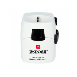 Adapter podróżny SKROSS PRO 6in1 Uniwersalny Włochy/Szwajcaria/Chiny/UK/U