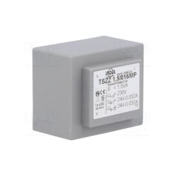 TSZZ 1,5/0,16MP 230/2x24 2x0,03A zamiennik TEZ1,5 transformator sieciowy zalewany