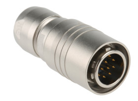 Złącze wielostykowe przemysłowe 12-pinowe Miniaturowe Montaż na kablu Wtyczka Hirose