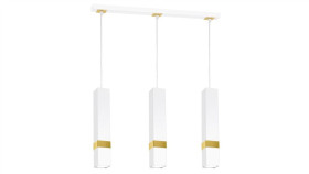 Lampa Wisząca Vidar White/Gold 3Xgu10 Mlp6276 Milagro
