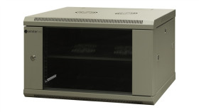 Szafa Rack Wisząca Niedzielona 19 Cali 6U Gł.600Mm, Niezmontowana, Ral 7035