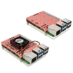 dla Raspberry Pi 5 Pasywnego Chłodzenia Radiatora z Wentylatorem Chłodzącym Radiator Czystej Miedzi