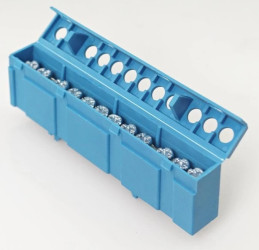 Listwa zaciskowa 12-polowa 1-16mm2 niebieska LZMI-B12
