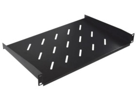 Półka stała 19cali 1U głębokość 300mm V grafit RAL900