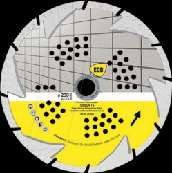 752645 Diamond cutting disc 230 mm, "Silber TS"