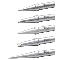 Weller T0054104699 ET Soldering Tip Set ETA, ETB, ETC, ETP, ETSL (5pcs)