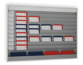 Eichner Planer warsztatowy 9019-00116 biały DIN A4 Ilość przegródek: 15