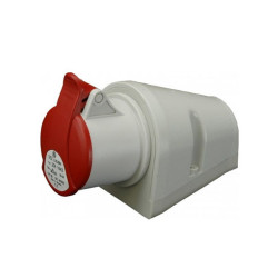 Gniazdo el. siłowe 32A 4P N/T IP44 3-fazowe nadtynkowe