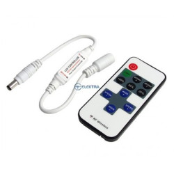 ściemniacz lub migacz LED mini 12V DC max.6A z pilotem radiowym