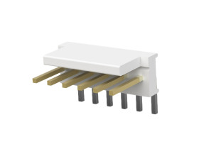 Listwa stykowa PCB 6-pinowe 3-644 raster: 2.54 mm Kąt prosty 1-rzędowe TE Connectivity Płyta 250 V W osłonie