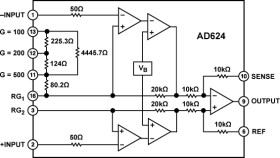 High Precision, Low Noise Instrumentation Amplifier