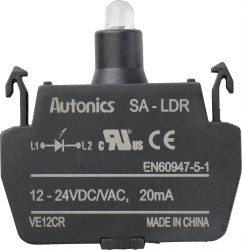 TRU COMPONENTS SA-LDR Element LED czerwony 12 V, 24 V 1 szt.