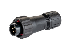 Złącze wielostykowe przemysłowe 4-pinowe Miniaturowe Montaż na kablu Wtyczka RS PRO