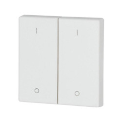 Przełącznik wahadłowy, Dwuczęściowy przycisk, do uzytku z: Urządzenia przełączania do użytku domowego