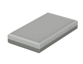 PS enclosure, (L x W x H) 200 x 112 x 31 mm, light gray/agate gray (RAL 7035), IP40, 32203062
