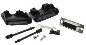 Złącze D-Sub 15-pinowe Proste Złoto na niklu