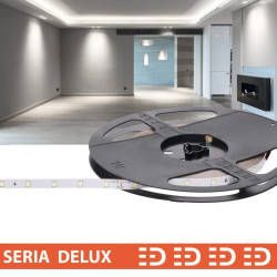 Taśma Delux 24V 48led 6500K 580lm SMD2835 (10)