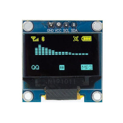Opencircuit 0.96 "OLED Display module - yellow / blue - I2C