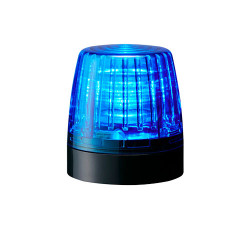 Lampa sygnalizacyjna LED 24 V DC Stały Niebieski Montaż powierzchniowy LED
