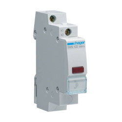 Hager SVN122 Indication Light Grey 230V LED Protection DIN VDE Compliant