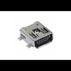 Złącze USB, B mini, 5 pin, SMD