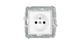 Icon Mechanizm Gniazda Pojedynczego Z Uziemieniem 2P+Z (Przesłony Torów...