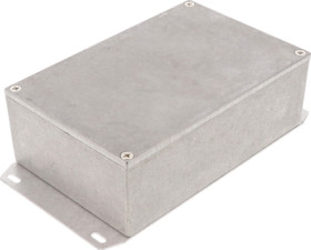 Aluminum die cast enclosure, (L x W x H) 145 x 95 x 49 mm, natural, IP54, 1590JF