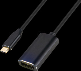 USBC-DP-MF-B-0,2M USB 3.0 C connector to DP port, 4K at 60 Hz, 0.2 m