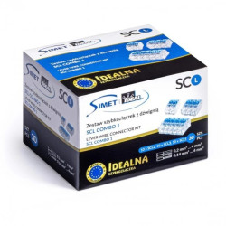 Szybkozłączka zestaw SCL COMBO 1 IDEALNA z dźwignią 88000901 /30 szt./