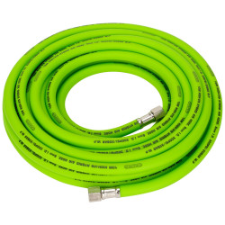 Draper 31734 High Visibility Hybrid Air Hose, 10m x 8mm, 1/4" BSP, Green