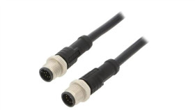 M12a10ml12amlsd001 Kabel Do Czujników/Automatyki 10Pin M12-M12 1M Wtyk Wtyk