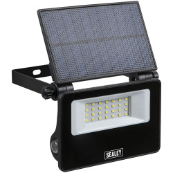 Sealey LED20S Extra-Slim Solar Floodlight with Wall Bracket 20W SMD LED